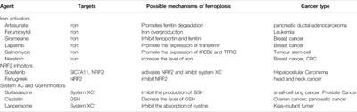 Ferroptosis: The Silver Lining of Cancer Therapy